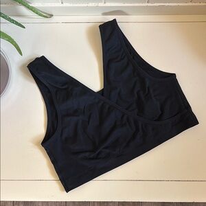 Black Nursing Wrap Bralette